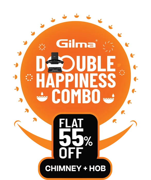 Gilma Double Happiness Combo: flat 55% off on chimney + hob